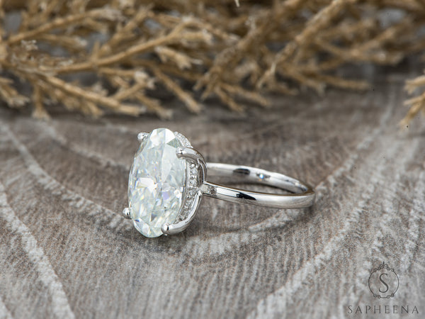Luce 6.0 Ct Oval Cut Engagement Ring